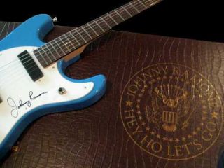 Hallmark Johnny Ramone Signatuare Guitar  