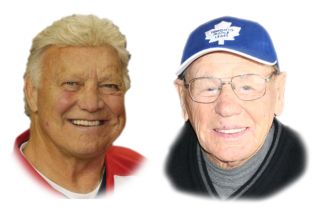 Go to A Leafs Game with Johnny Bower Bobby Hull  