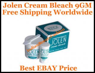 Jolen Creme Bleach Lightens Excess Dark Hair 9Gm Free Ship Worldwide  