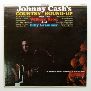 Johnny Cash Johnny Cash's Country Round Up LP NM NM  