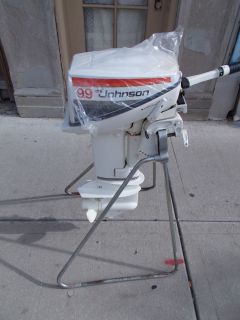 NEW Outboard Boat Motor 1978 Johnson 9 9 Sea Horse w Original stand REDUCED  