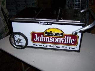 Creative Serving MPCS2000 Commercial Hot Dog Steamer Johnsonville Brat Cart  