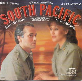 South Pacific Kiri TE Kanawa Jose Carreras Sarah Vaughan Aussie CD  