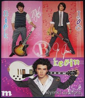Jonas Brothers Centerfold Poster 1730A Demi Lovato  