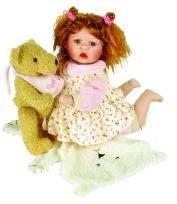 Jolene 24in Porcelain Toddler w Bear Doll Retired  