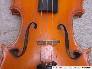 Nice old handmade German 4 4 Violin NR violon otto Jos Klier full blocked  