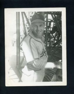 1940s Vintage Snapshot Photo JOE GARAGIOLA St Louis Cardinals  