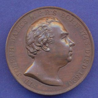 Medal 1862 Sir Joseph Banks Horticulture N168  