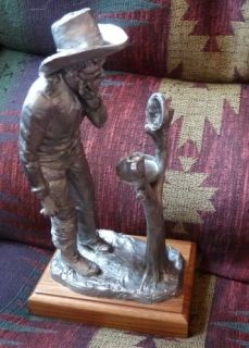 Michael Ricker Cowboy Johnny Lee Pewter Figurine 1244 1350  