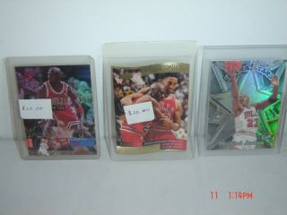 Lot of 4 Michael Jordan Cards  