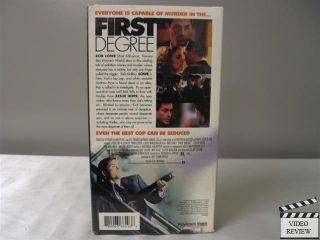 First Degree VHS Rob Lowe Leslie Hope Tom Mccamus Joseph Griffin 780063664936  