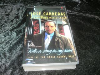 Jose Carreras A Tribute to Mario Lanza VHS Video PAL A RARE Find  