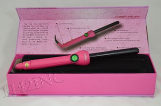 Jose Eber 19mm Clipless Curling Ionic Iron Wand Pro Series Hot Pink  