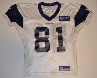 Terrell Owens Game Used Worn Dallas Cowboys Practice Jersey COA PROVA Chip  