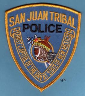 San Juan New Mexico Tribal Police Patch  