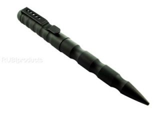 6" Jtec Aluminum Tactical Pen Matte Black w Glass Break Self Defense Model M7  