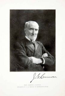 1907 Print Joseph Gurney Cannon Republican Speaker House Representatives Beard  