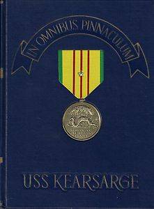 USS Kearsarge CV 33 Vietnam War Deployment Cruise Book Year Log 1967 68  