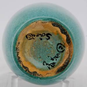 Stonelain Pottery 5 25" Vase Mid Century w Matrix Glaze Signed Soini Judson Mint  