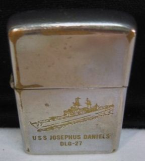 1968 Zippo Lighter USS Josephus Daniels Vietnam War  