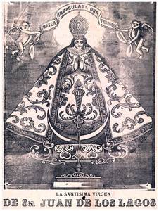 Decor Poster Graphic Design St Juan de Los Religious Lagos Mexican Design 1077  
