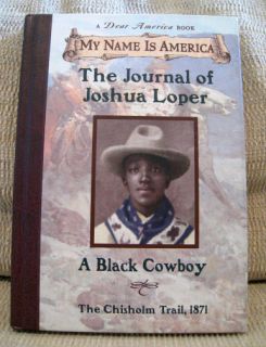 Journal Joshua Loper Black Cowboy Walter Myers Chisolm Trail SIGNED  