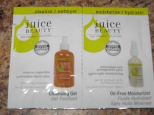 Juice Beauty Cleansing Gel Oil Free Moisturizer Samples  