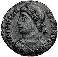 Jovian AE 363 364 Ad VOT V MVLT x Authentic Roman Coin Very RARE  