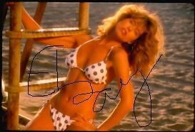 Orig 35mm Slide Julianne Phillips of Baywatch in Bikini