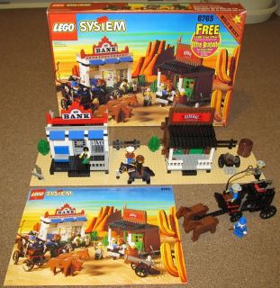 Lego Set 6765 Wild West Gold City Junction Complete w Box Instructions