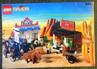 Lego Western Cowboy 6765 Gold City Junction with Instructions