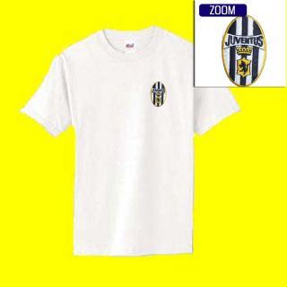 Juventus Soccer Football Patch T Shirt Milano Serie A $14 99 White
