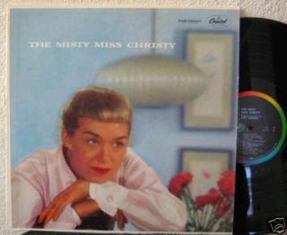 June Christy Misty Miss Christy Capitol Mono LP Orig