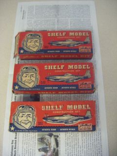 1948 Shelf Model Kits Paul K Guillow Co Look