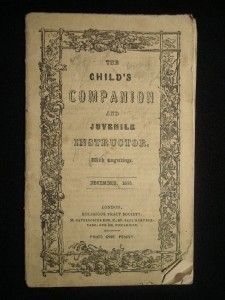 1858 Childs Companion Juvenile Instructor December