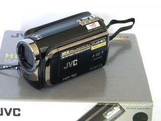 JVC Everio GZ HD300 60 GB Camcorder BLACK COMPLETE BUNDLE TONS OF