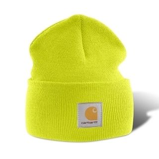 Carhartt Bright Lime Sock Watch Cap Hat Beanie New A18