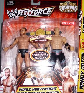 KANE vs RANDY ORTON Exclusive FlexForce Champions WWE Mattel Toy