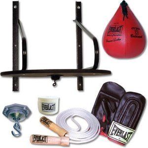 Everlast 6 PC Piece Speed Bag Punching Set Boxing Work Out Cardio UFC
