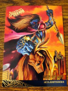 Kaine 1995 Ultra Spider Man Card 95 Joe DeVito