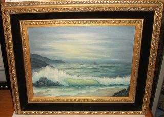 Karen Armstrong Original Oil on Canvas Seascape Painting