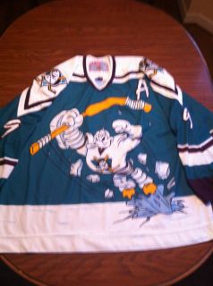 1996 Anaheim Mighty Ducks 9 Paul Kariya Jersey