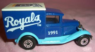 Kansas City Royals Model A Ford Truck Matchbox delivery van car MLB