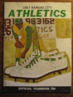 1967 Kansas City Athletics Official Yearbook