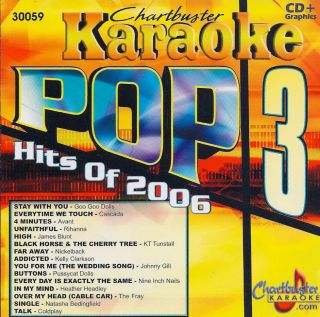 Chartbuster Karaoke Pop 3 Hits of 2006 Disc 30059