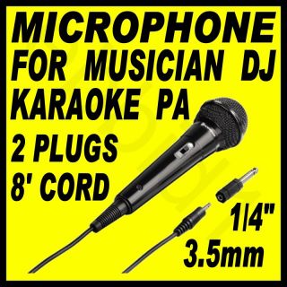 Musician DJ Karaoke PA Multimedia Pro Microphone Cord Included