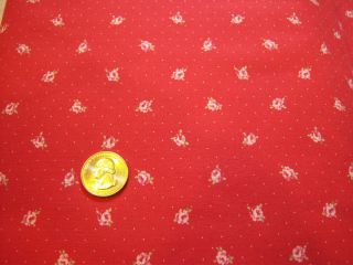 Petite Fluer Red BTY by Lecien Fabrics Quilt Quilting Fabric Cotton