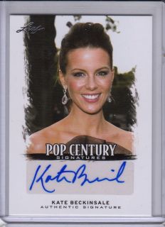 2012 Leaf Pop Century Kate Beckinsale Base Auto Autograph