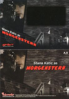 Autograph Unsigned Card Stana Katic as Morgenstern RARE Castle