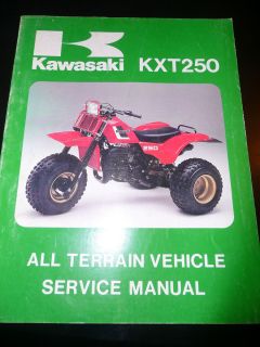 1984 Kawasaki KXT250 Tecate Shop Service Repair Manual